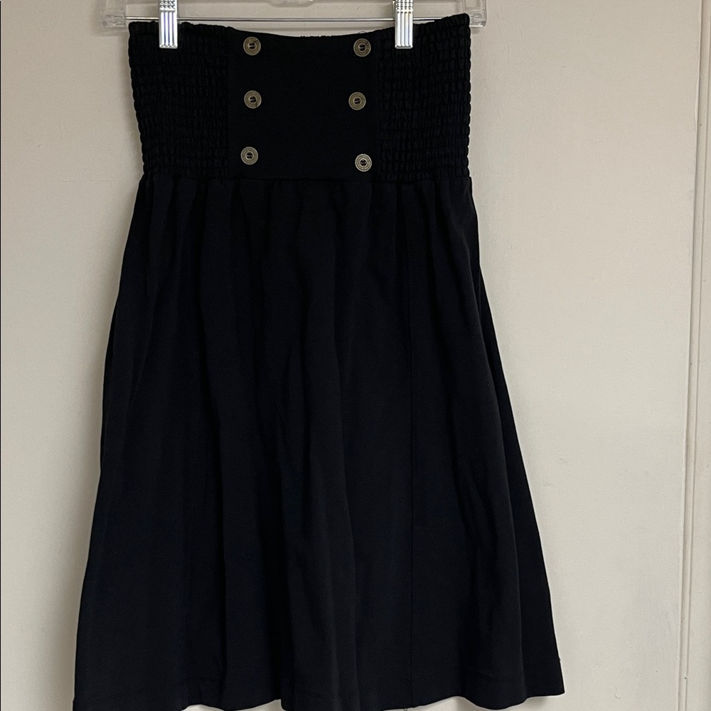Kidichic Black Smocked Waist Skirt for girls size 18 excellent condition